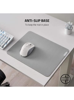 RAZER Razer Pro Glide Soft Mouse Mat Medium Size, Thick, High-Density Rubber Foam, Textured Micro-Weave Cloth Surface, Anti-Slip Base - Mercury White  - Image 4