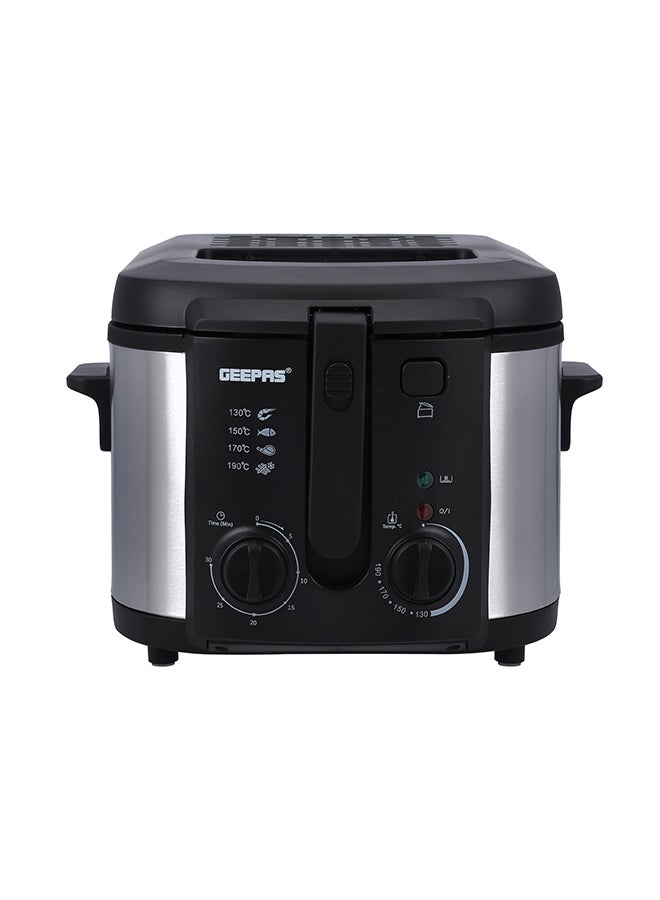 GEEPAS Deep Fryer, Adjustable Temperature 130-190C with 30 Minute Timer ...