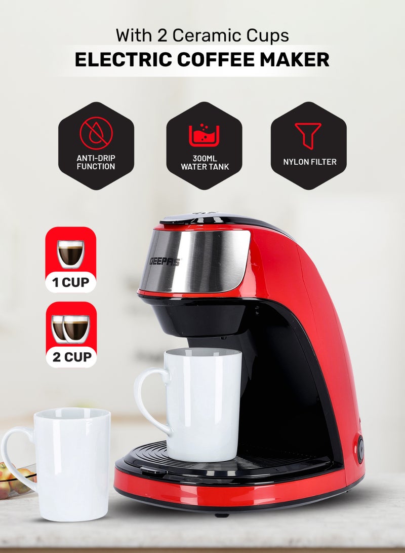 Espresso Machine Barista Coffee Maker With Pump 0.3 L 450 W GCM41508 Red/Black - pnsku/N44267859A/45/_/1719993475/77cada5a-3015-4ca5-ba5e-1bcc66b24c10