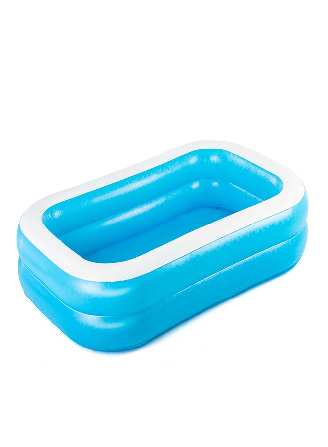 Bestway - Bestway Blue Rectangular Family Pool 26-54006 262x175x51cm - Image 1