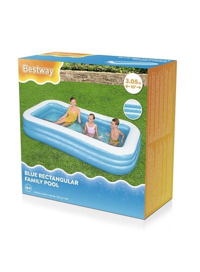 Bestway, Rectangular Family Pool, 305x183x56cm 305x183x56cm