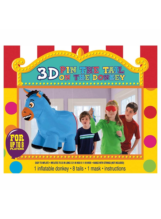 أمسكان لعبة تثبيت الذيل على الحمار