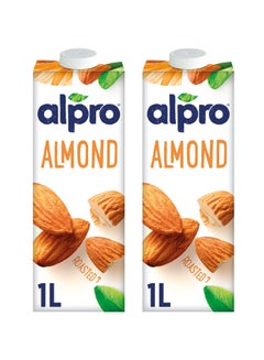 Alpro Almond Original Milk 1Liters Pack of 2  - Image 1