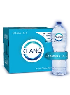 ELANO Natural Drinking Water 1.5Liters Pack of 12  - Image 2