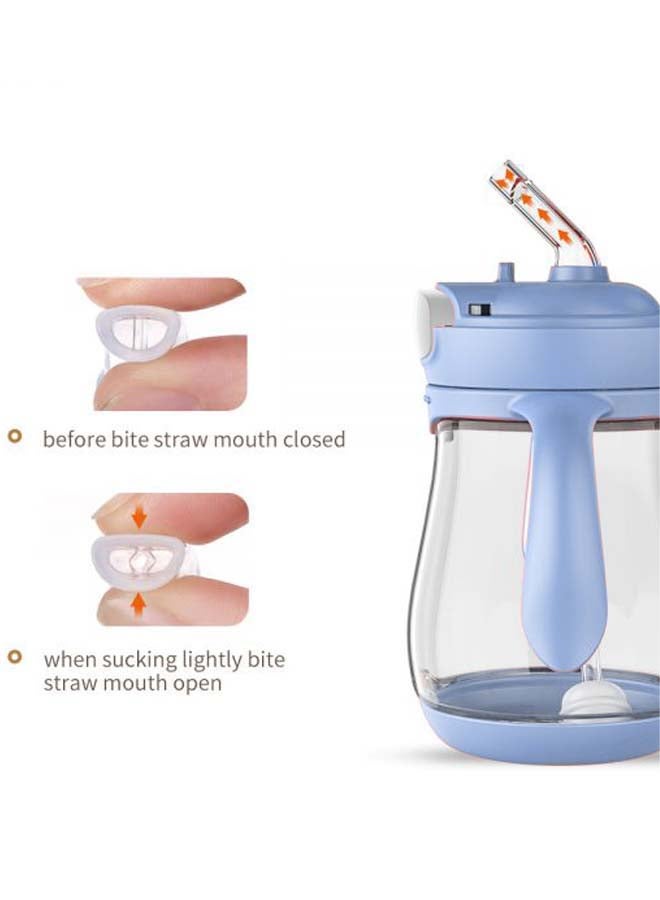 LuQu Straw Cup Tritan 240ml Blue  - Image 5