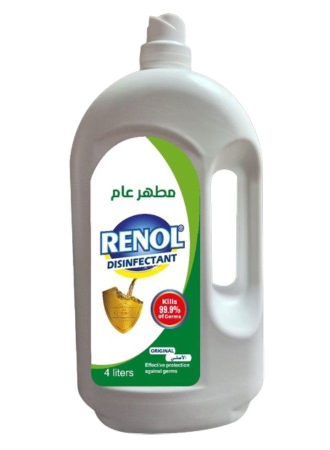 رينول منظف مطهر سائل أبيض 4لترات 