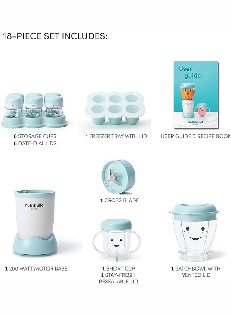 18 - Pieces Baby Food Blender Set