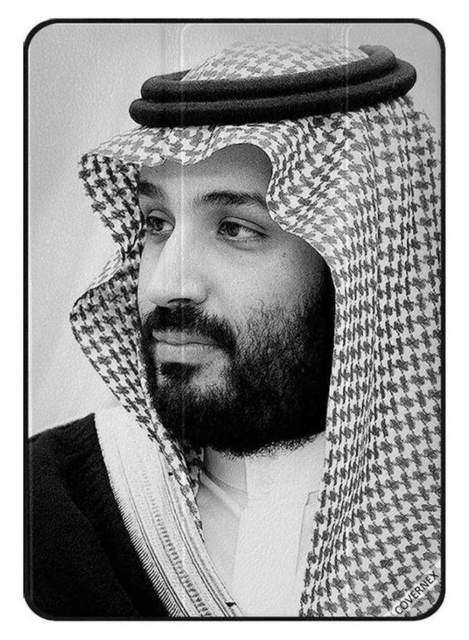 كوفرنيكس غطاء حماية بطبعة صورة الأمير محمد بن سلمان لجهاز آي باد ميني متعدد الألوان - Image 1