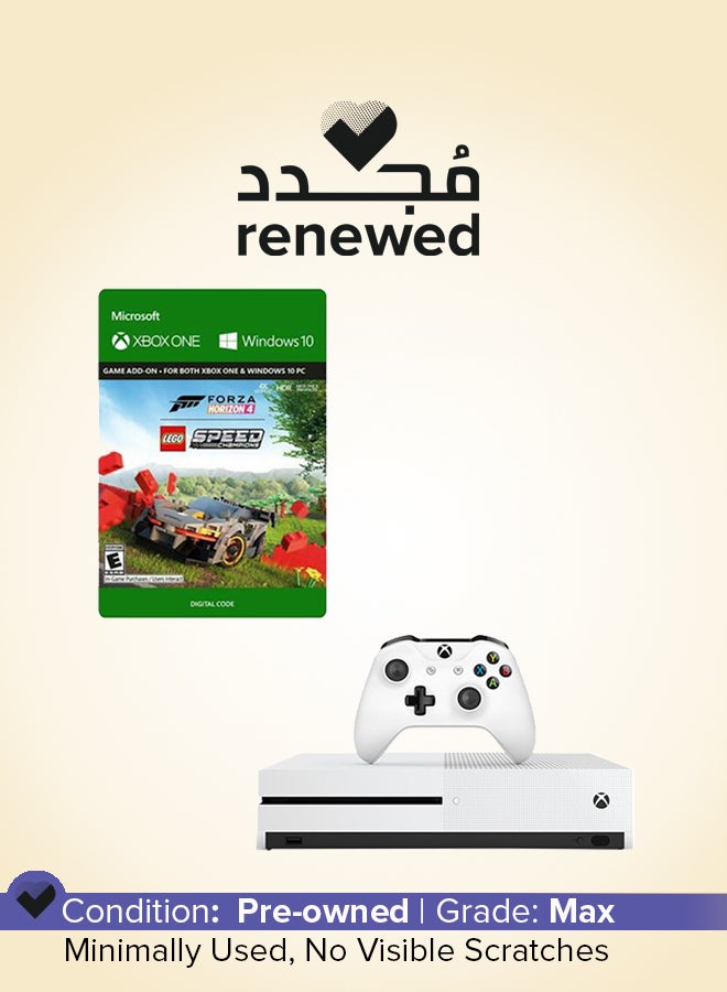 مايكروسوفت مجدد - إكس بوكس ون إس 1 تيرابايت مع حزمة فورزا هورايزن 4 DLC + فورزا هورايزن 4 ليغو سبيد تشامبيونز (رمز رقمي) - Image 1