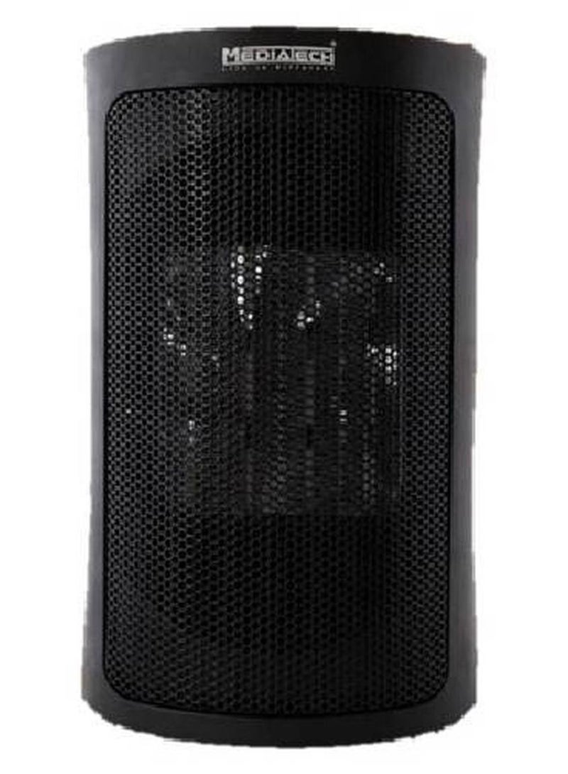 ميدياتيك دفاية سيراميك كهربائية من، 2 إعدادات، 2 إعداد لسرعة المروحة، ترموستات حماية من الحرارة الزائدة - 1500 W MT-002 أسود - Image 1