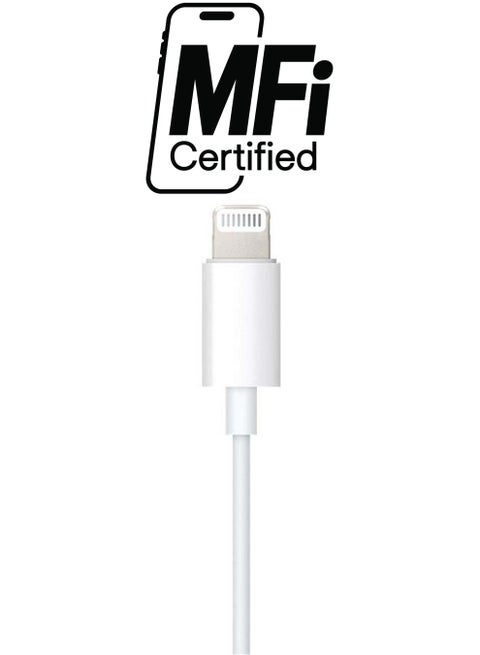 Lightning to 3.5 mm Audio Cable (1.2m) White