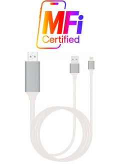 3-In-1 Lightning to HDMI Cable Adapter silver