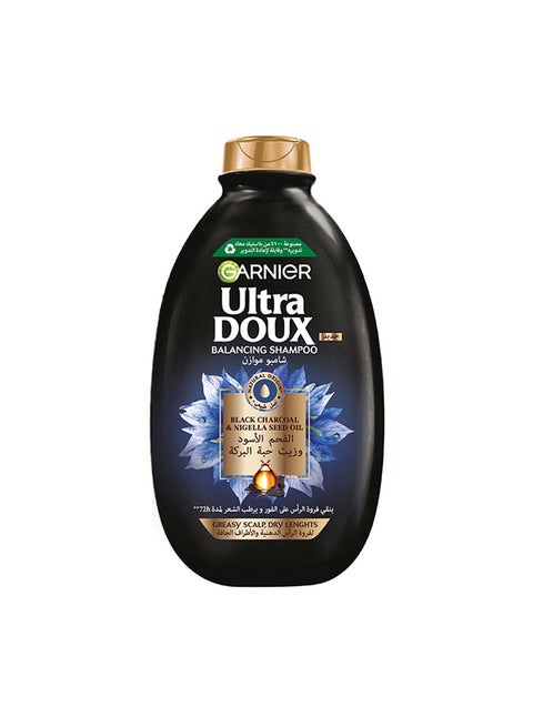 Ultra Doux Balancing Shampoo Black Charcoal Nigella Seed Oil 200ml