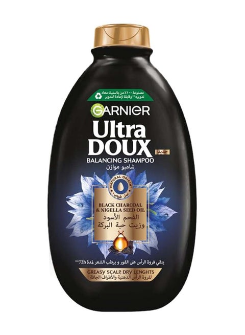 Ultra Doux Black Charcoal And Nigella Seed Oil Purifying And Balancing Shampoo 400ml