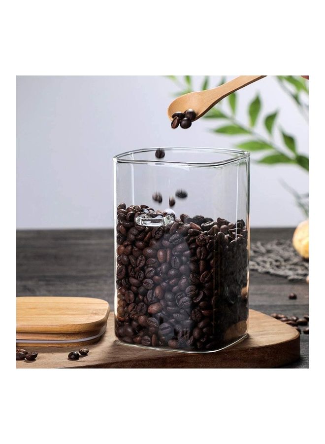 شو وو برطمان زجاجي محكم الغلق لتخزين الطعام 10 x 10 x 19سم - Image 5