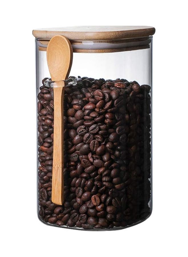 شو وو برطمان زجاجي محكم الغلق لتخزين الطعام 10 x 10 x 19سم - Image 1