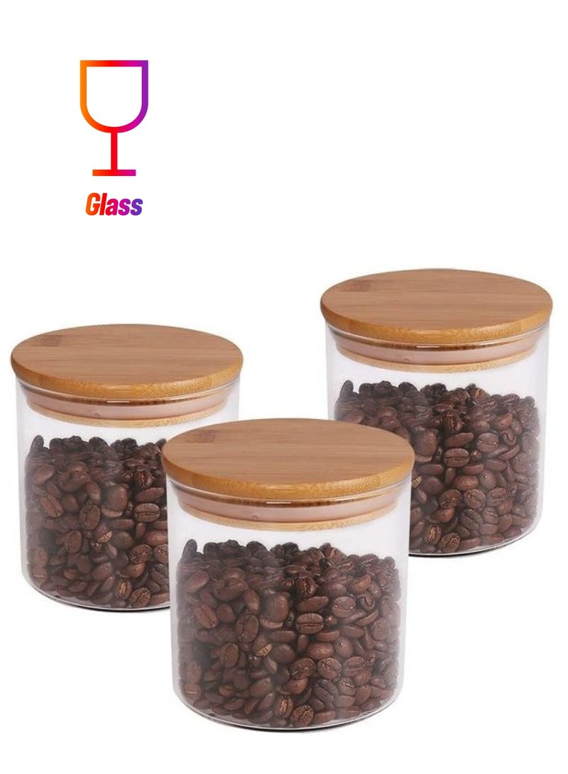 XiuWoo - 3-Piece Airtight Glass Jar Set 550 x 3ml - Image 1
