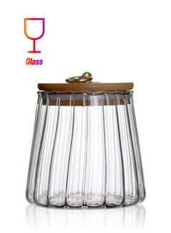 XiuWoo Glass Food Storage Jar Clear 10 x 8.5 x 11.5cm  - Image 1