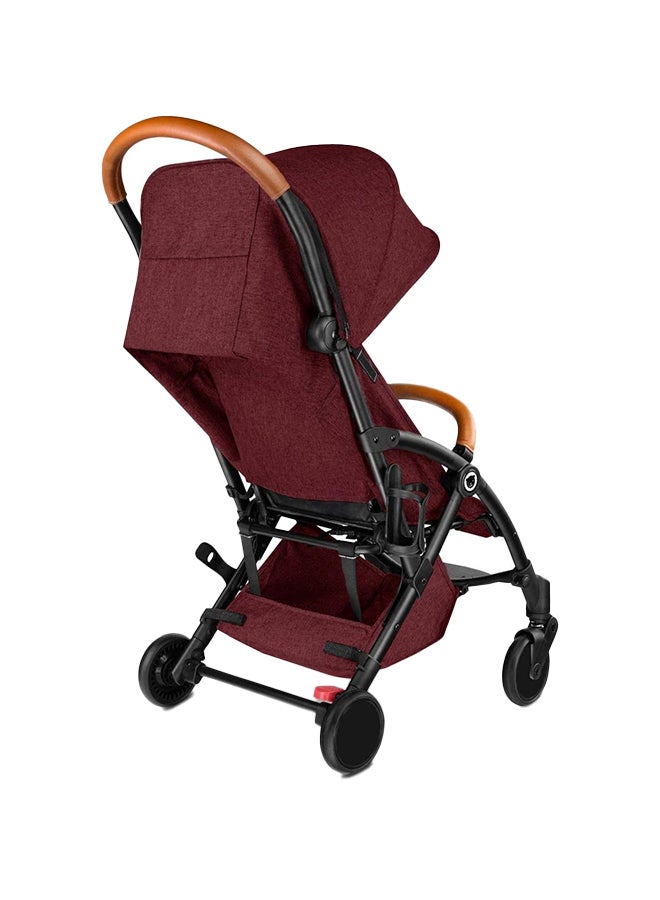 lionelo Julie Baby Stroller  - Black Burgundy  - Image 2