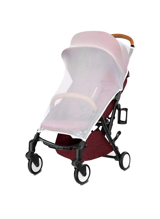 lionelo Julie Baby Stroller  - Black Burgundy