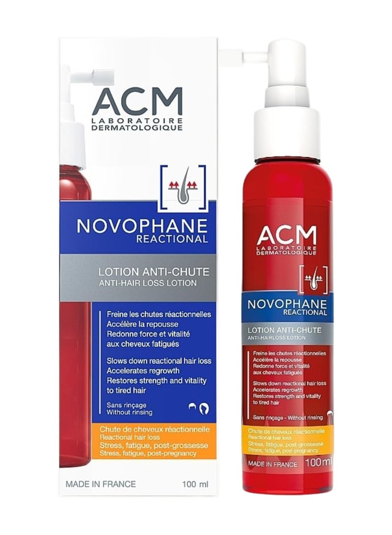 اكم لابرتوري ديرماتولوجيك لوشن نوفوفان مضاد لتساقط الشعر شفاف 100ملليلتر - Image 1