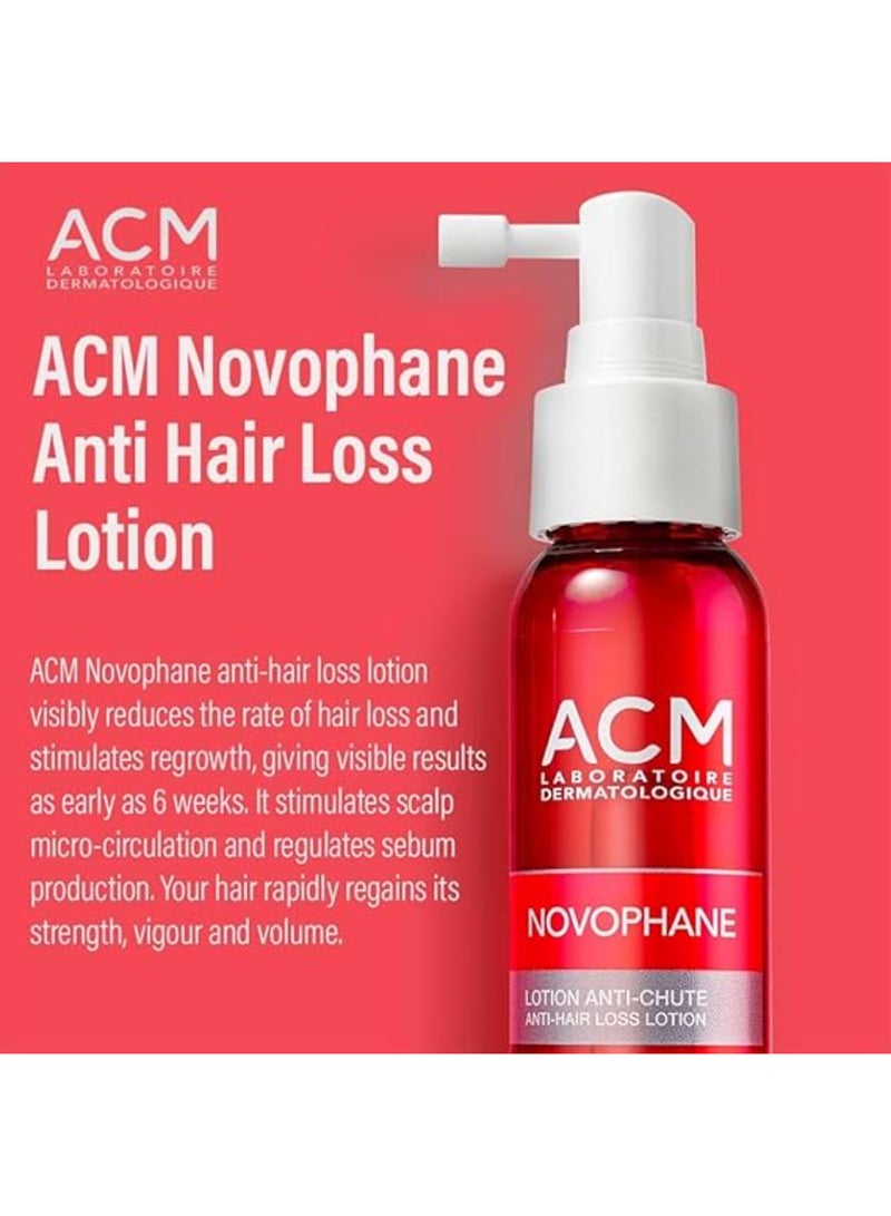 اكم لابرتوري ديرماتولوجيك لوشن نوفوفان مضاد لتساقط الشعر شفاف 100ملليلتر - Image 2