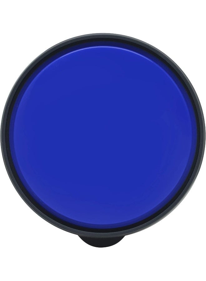 راج وعاء تخزين من الستانلس ستيل مع غطاء فضي / أزرق 12سم - Image 4