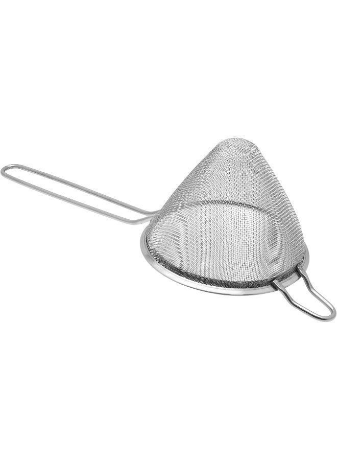 راج مصفاة مخروطية الشكل من الإستانلس ستيل فضي 34x10x13سم - Image 4
