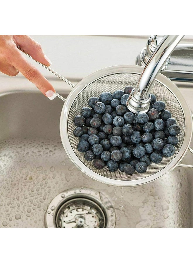 راج مصفاة مخروطية الشكل من الستانلس ستيل فضي 38.5x12.2x18سم - Image 1