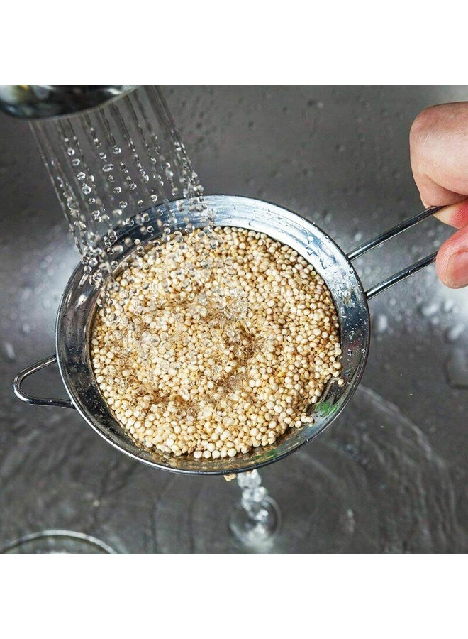 راج مصفاة مخروطية الشكل من الستانلس ستيل فضي 20سم - Image 1