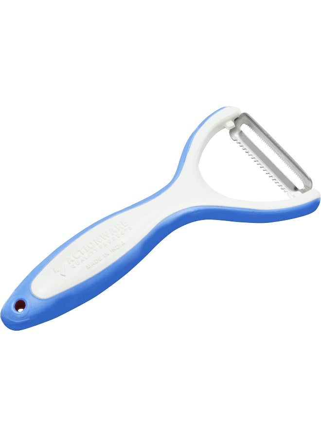 أكشن مقشرة خضراوات معدنية قابلة للتحريك أزرق - Image 3