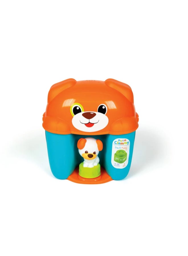 Clementoni - 7-Piece Dog and Puppy Blocks Set - Image 1