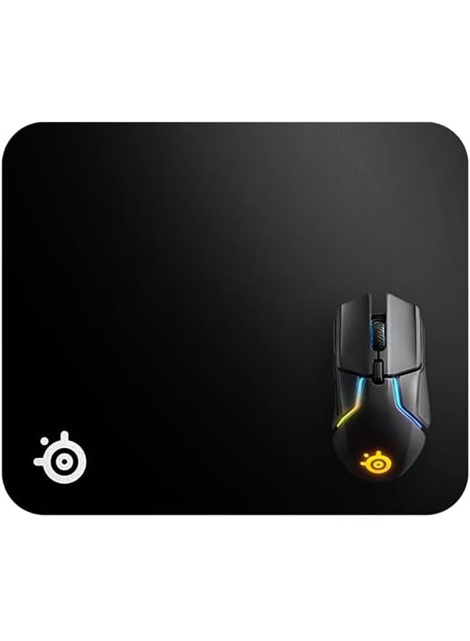 steelseries - SteelSeries QcK Heavy Cloth Gaming Mouse Pad - Extra Thick Non-Slip Base - Micro-Woven Surface - Optimized For Gaming Sensors - Size M- Black - Image 1