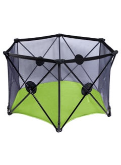 BabySafe Foldable Play Yard - Green And Black  - Image 3