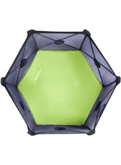 BabySafe Foldable Play Yard - Green And Black  - Image 2