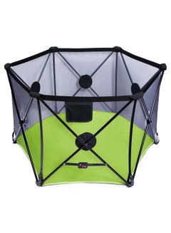 BabySafe Foldable Play Yard - Green And Black  - Image 4