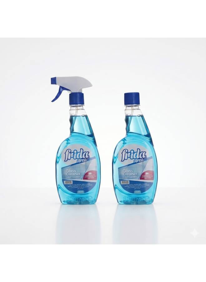 2-Piece Glass Cleaner 600ml
