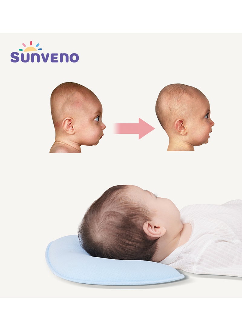 Sunveno - Dupont Infant Head Shaper Pillow Blue - Image 1