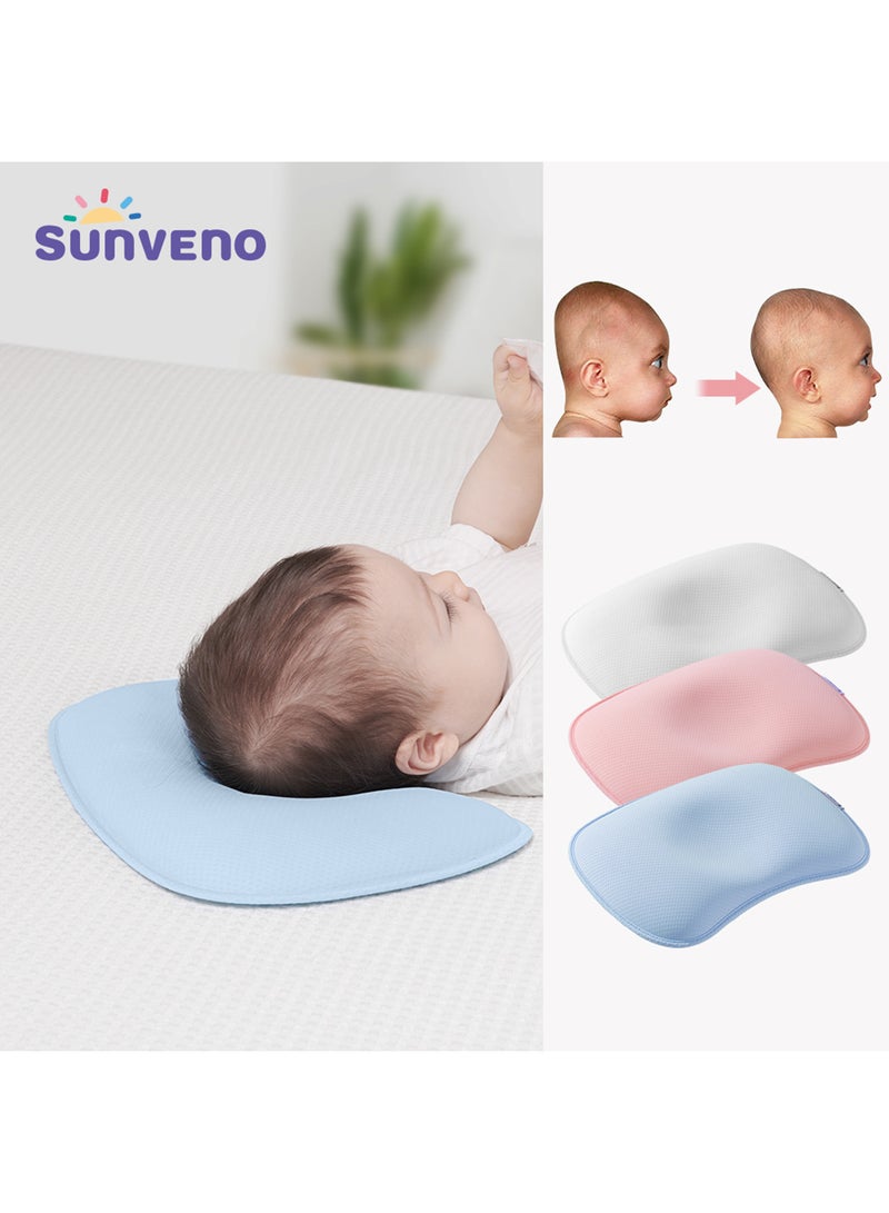 Sunveno - Dupont Infant Head Shaper Pillow Blue - Image 1