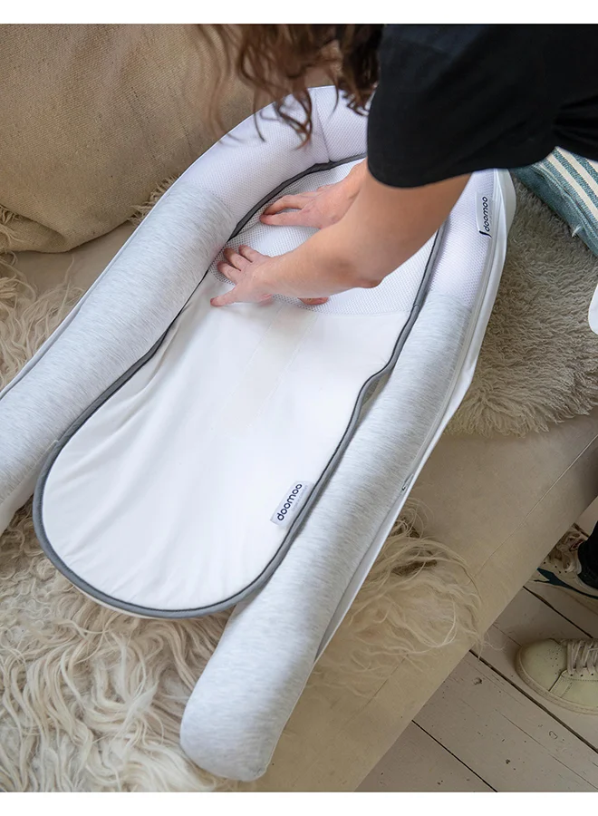 Doomoo Cocoon Pad Additional Insert For Cocoon Baby Cot Bumpersmattress For Evolutive Cuddly Nest And Cushion For Bed, Pram, Cradleoptimal Sleeping Conditions And Security