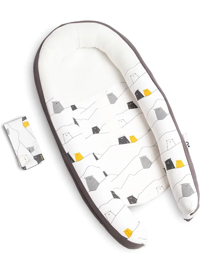 Doomoo Cocoon Pad Additional Insert For Cocoon Baby Cot Bumpersmattress For Evolutive Cuddly Nest And Cushion For Bed, Pram, Cradleoptimal Sleeping Conditions And Security