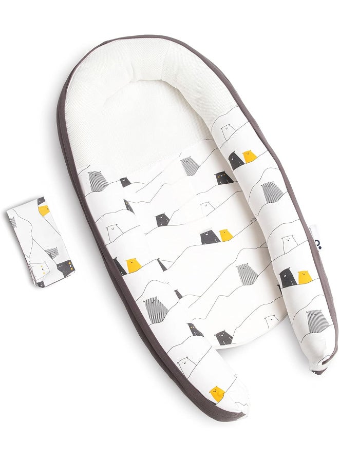 Doomoo - Cocoon Pad Additional Insert For Cocoon Baby Cot Bumpersmattress For Evolutive Cuddly Nest And Cushion For Bed, Pram, Cradleoptimal Sleeping Conditions And Security - Image 1