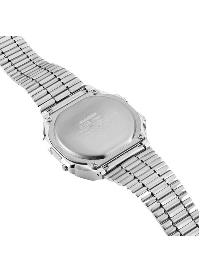CASIO Vintage Stainless Steel Digital Watch A168WA-1WDF - Image 3