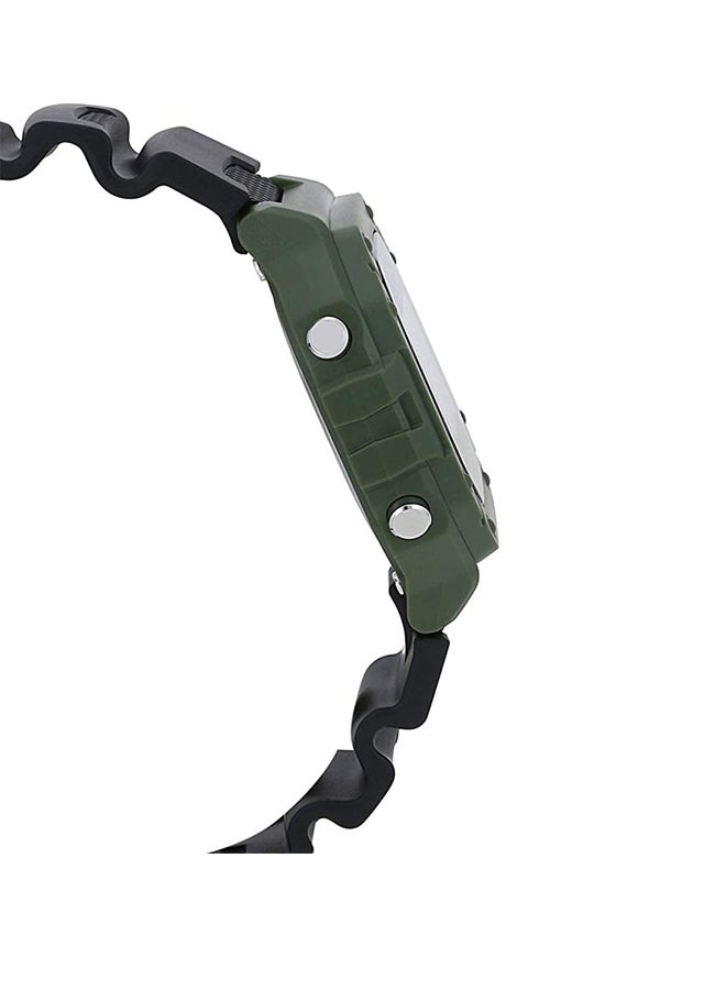 كاسيو ساعة كاسيو رقمية مقاومة للماء طراز W-218H-3AVDF للرجال - Image 4