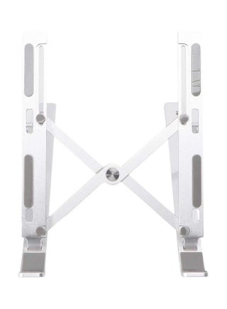 Aluminium Foldable Stand  Notebook Support Laptop Base Macbook Pro Holder Adjustable Bracket Silver - pnsku/N44646333A/45/_/1729932149/97d470d5-6cf8-4705-aadd-291342ef265c