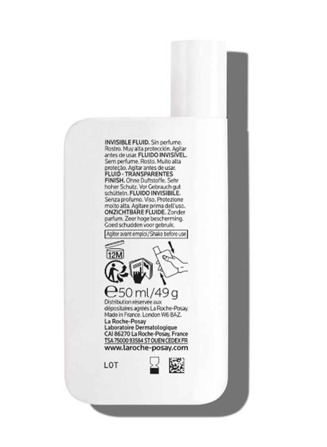 LA ROCHE-POSAY - Anthelios Invisible Fluid SPF 50+ BUY 1 GET 1 FREE 100ml - Image 1