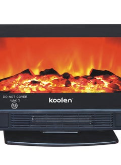 كولن مدفأة غرفة بإضاءة LED بقوة 1800 وات 1800 W 807102017 أسود/ برتقالي/ أصفر  - Image 3