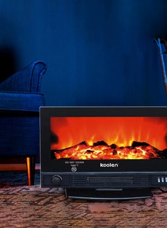 كولن مدفأة غرفة بإضاءة LED بقوة 1800 وات 1800 W 807102017 أسود/ برتقالي/ أصفر  - Image 4