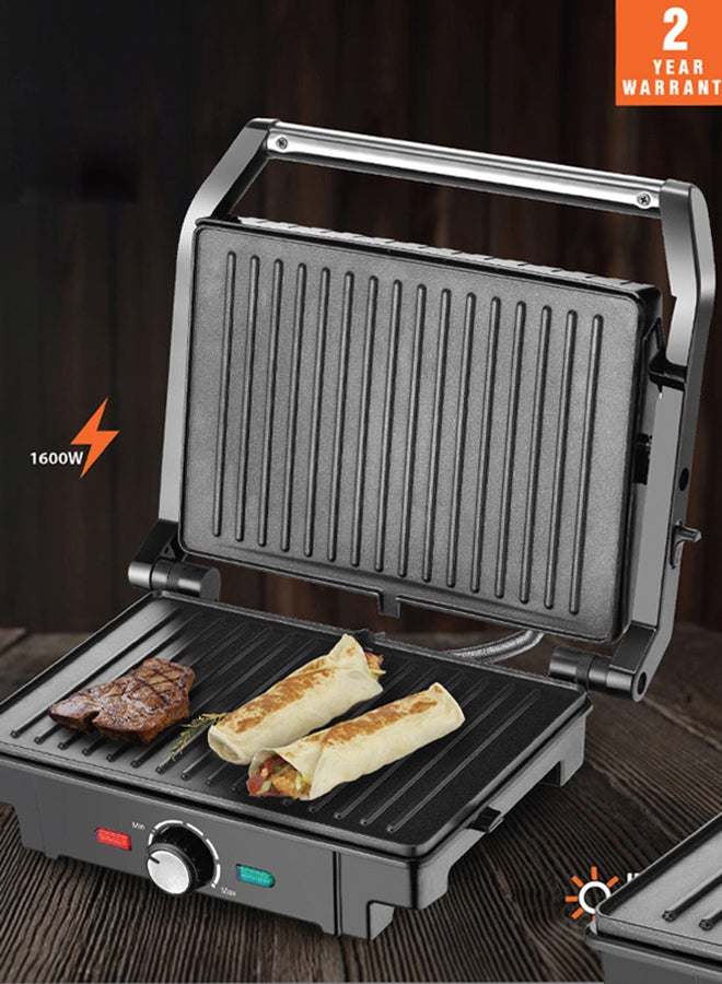 كولن شواية متعددة الاستخدامات بقدرة 1600 وات 1600 W 816103003 أسود/فضي  - Image 3