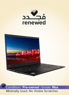 Lenovo Renewed - ThinkPad X1 Carbon Laptop With 14-Inch Display,Core i7/10th Gen/16GB RAM/512GB SSD/Windows 10 Pro/Intel HD Graphics Black  - Image 1